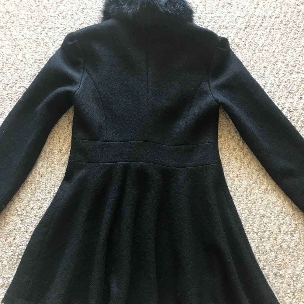 Women's Black Coat - Picture 2 of 15